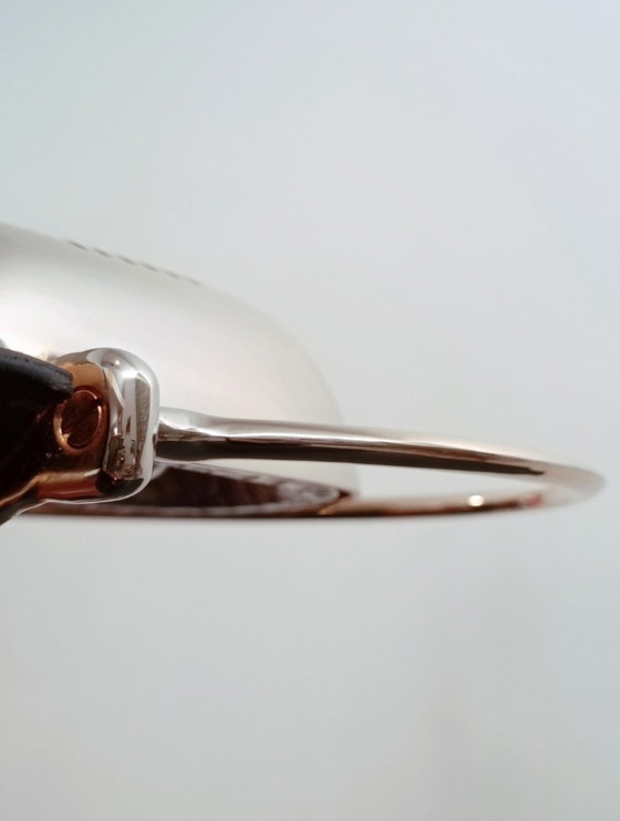 Image 1 of Lampada da scrivania Cobra in pelle di Traso Milano 1988