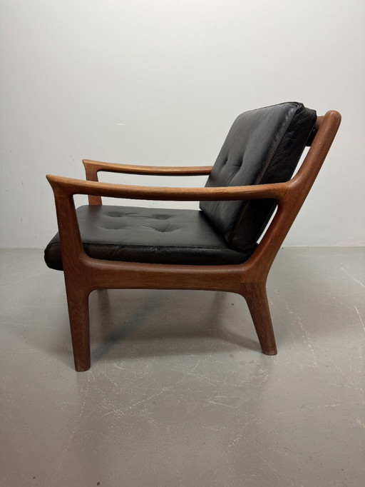 Butaca Senator Mid-Century de Ole Wanscher para Cado, Dinamarca, años 60