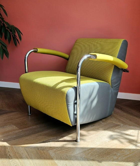 Image 1 of Leolux Scylla low back, lime/gray