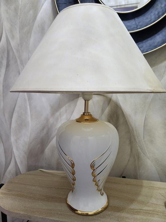 Lampada Da Tavolo Vintage – Illuminazione, Ceramic, Metal (photo 2 of 5)
