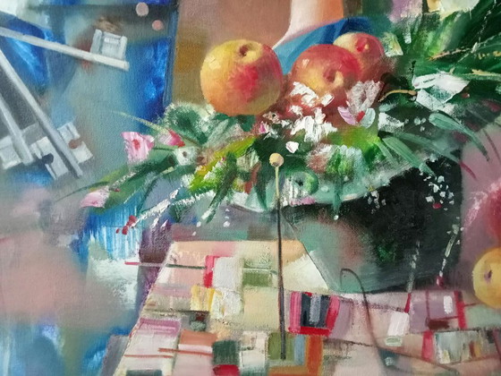 Original Oil Painting Abstract Expressionism Symbolism Metamorphoses – Paintings & Drawings, Canvas (photo 8 of 10)