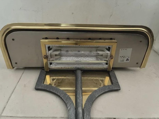 Banci Firenze wall light, gilded and black patinated metal, 1980s, Gold (photo 4 of 6)
