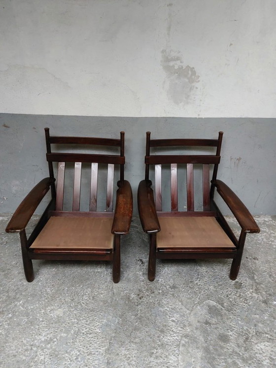 2 poltrone vintage in legno – Textile (photo 10 of 24)