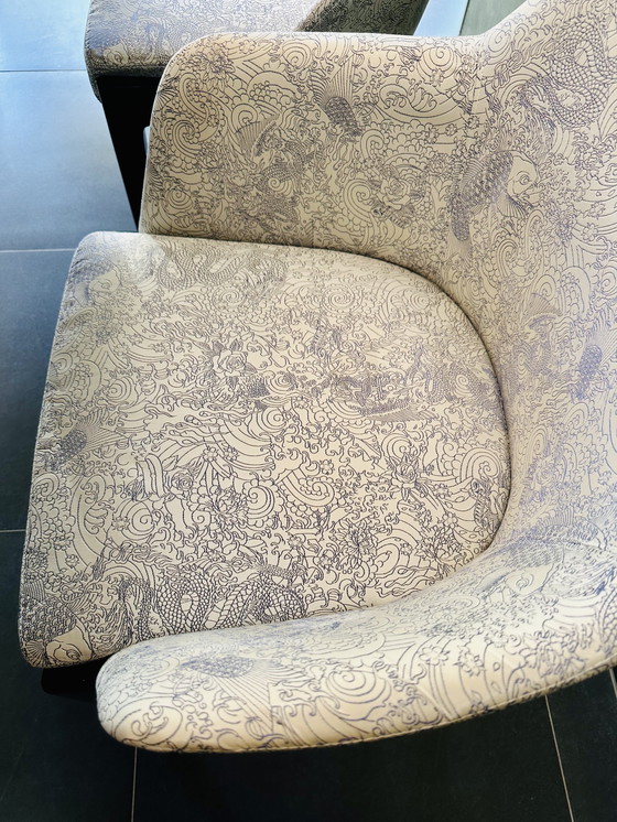 Image 1 of Molteni&C Chelsea Jean Paul Gaultier stoelen 5 stuks