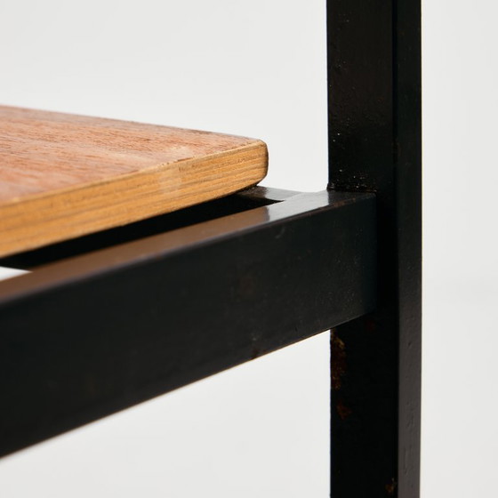 Image 1 of MK11372 Chaise en teck sur base métallique