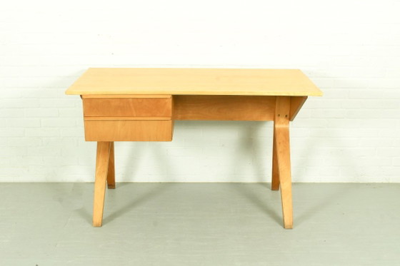 Image 1 of Mid-Century Modern Model EB02 Birch Series Bureau door Cees Braakman voor UMS Pastoe, 1952
