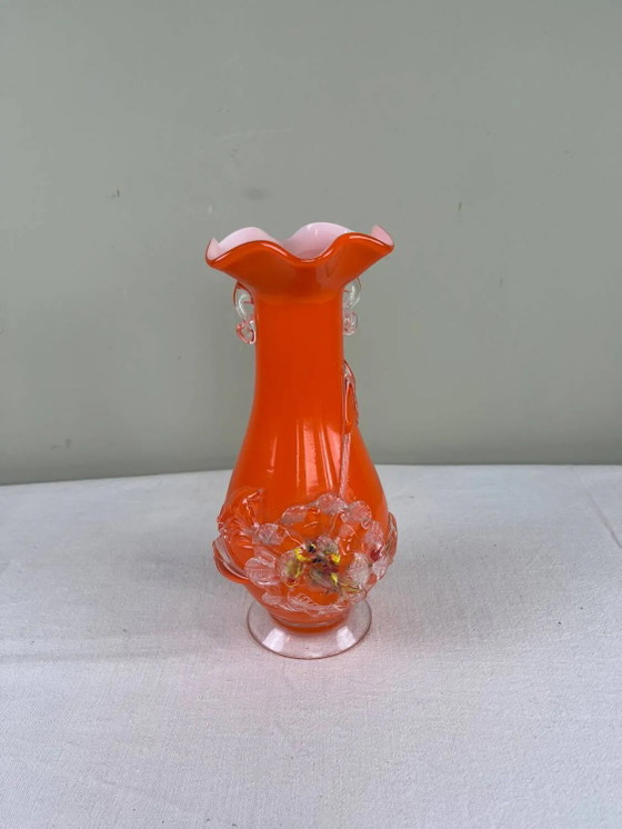 Geblazen glazen vaas uit Murano – Vazen, Crystal, Glass, Vintage (photo 6 of 10)