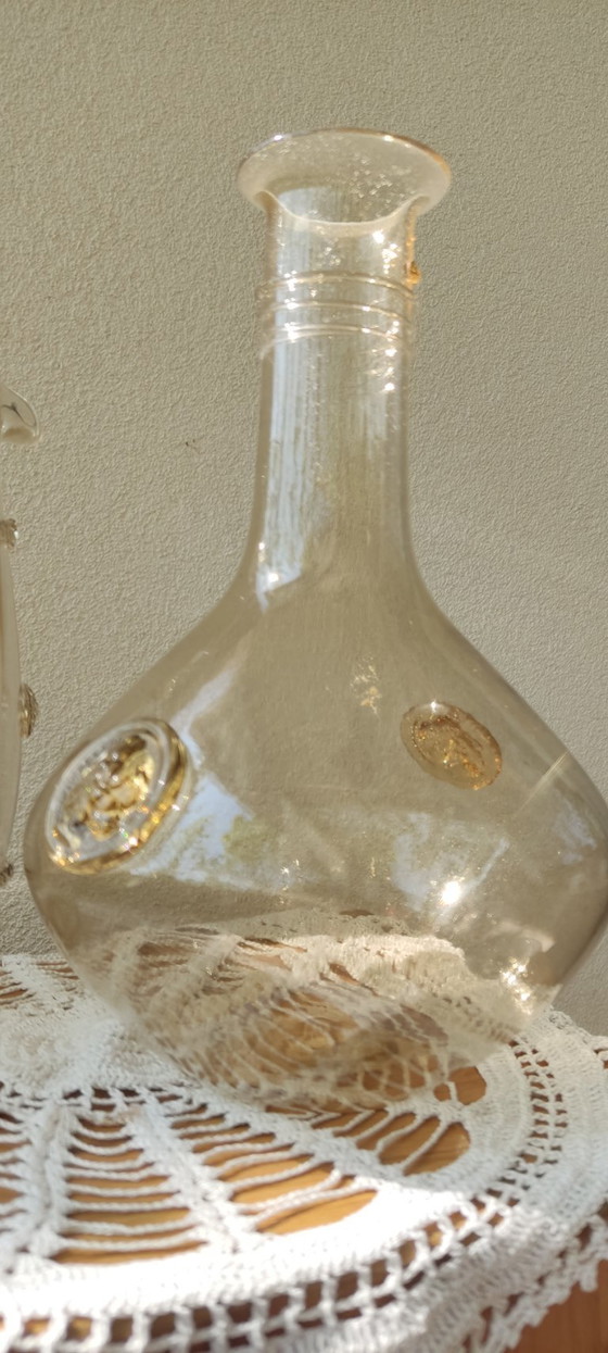 Image 1 of Juego de cristal de Murano de mediados de siglo "Bollenglass" - Estilo Venini