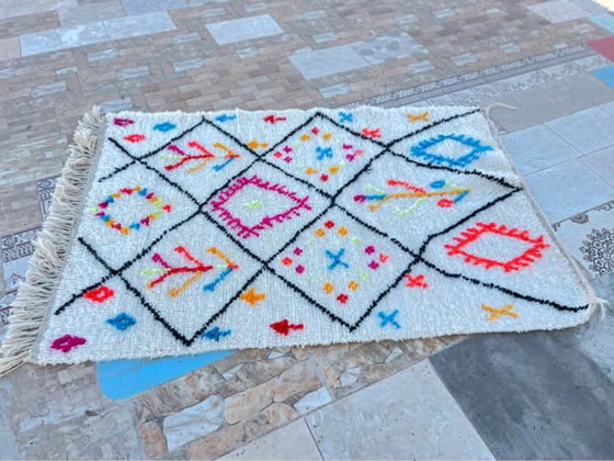 Image 1 of Berber wool carpet 200cm×100cm