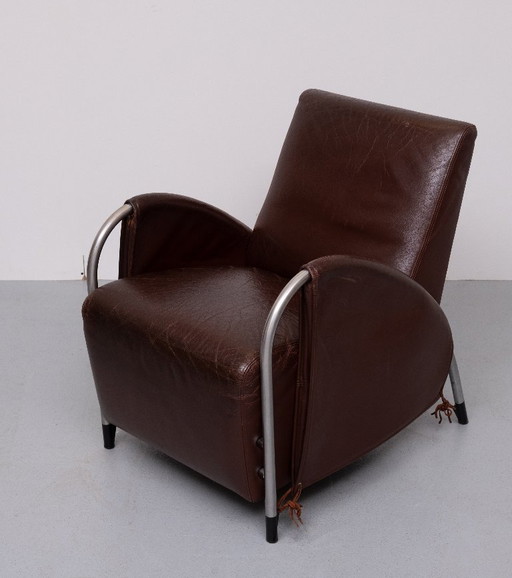 Art Deco lounge chair Design Jan des Bouvrie for Gelderland ID