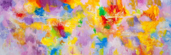 Image 1 of Abstract painting. Abstract oil painting. New.