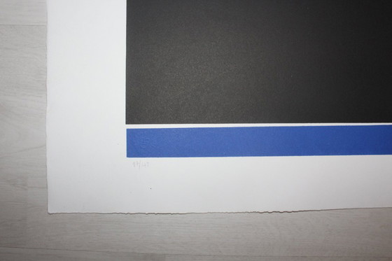 Image 1 of Philippe Morisson "Distanze" - Serigrafia - Edizione di 175 - firmata - (76 x 64 cm)