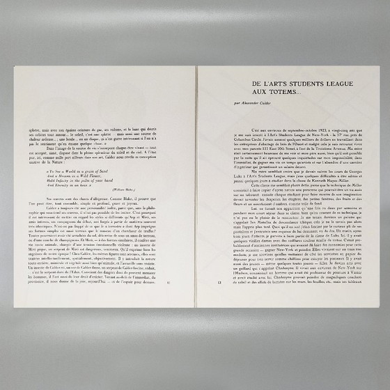 Image 1 of Alexander Calder "Derriere Le Miroir" n. 156 with Seven Lithographs by Maeght Editeur.