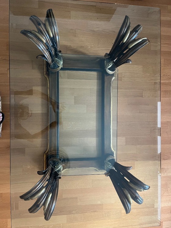 Design salontafel (Jean Roche / Hollywood Regency-stijl) – Glass (photo 2 of 9)