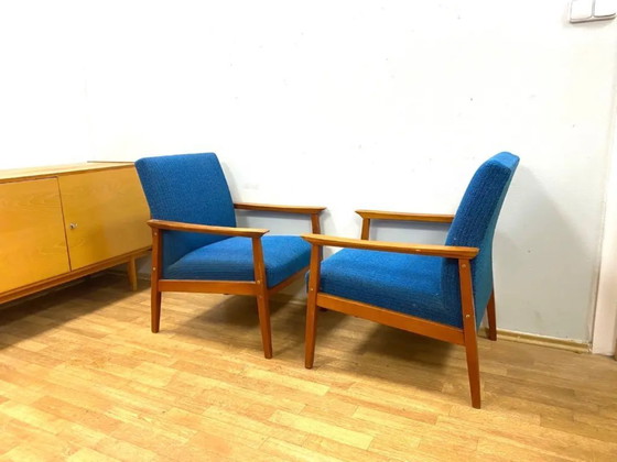 Image 1 of Juego de 2 sillones retro, TON, años 60, Checoslovaquia