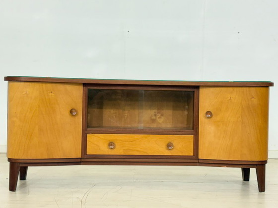 Image 1 of Vintage ladekast / Dressoir uit het midden van de vorige eeuw / Laag dressoir uit de jaren 60