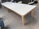 Arco Fat Work Table Oak Wood Whitewax 450