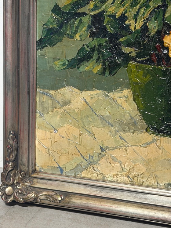 Antique Oil on Canvas - Flowers - Signed – Paintings & Drawings (photo 4 of 8)