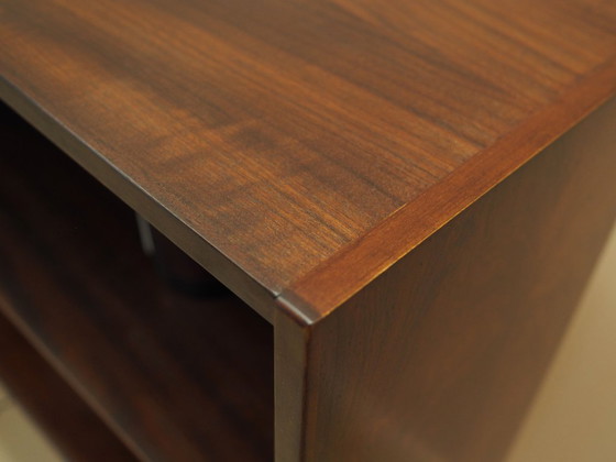 Danish rosewood veneered bookcase with bar cabinet, Vemb Møbelfabrik, 1970s, High Boards, Black (photo 14 of 21)
