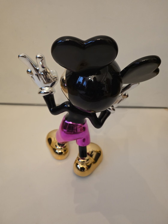 Diederik van Apple, World Love, Scultura Cromata (28/30), Con COA & Scatola, Sculture, Cromo, Nero (foto 4 di 9)