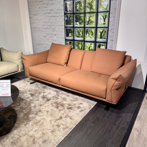 Campo di Fiori Sofá 3 plazas de cuero