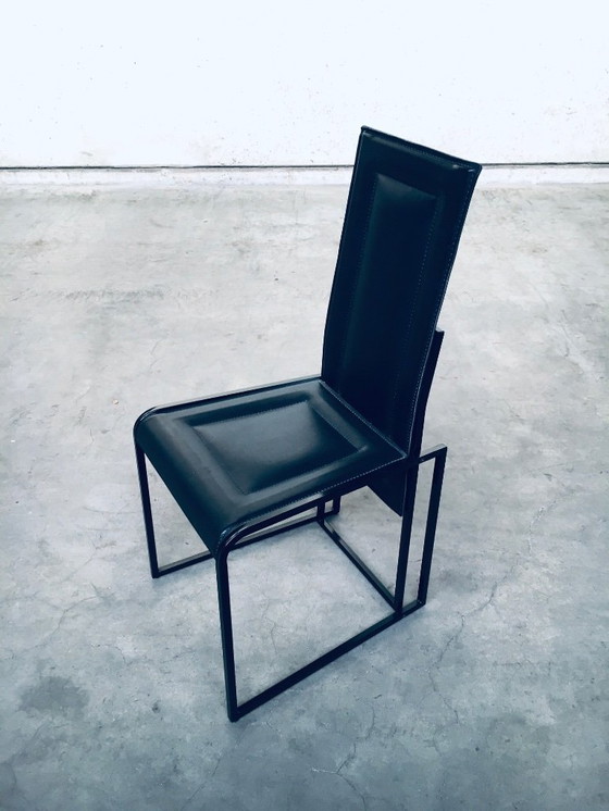 Image 1 of Postmodernes Architekturdesign, 10er-Set Esszimmerstühle, 1980er Jahre, Italien