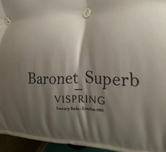 Image 1 of Colchón Vispring Baronet Superb Soft 90x220 con sobrecolchón de lujo incluido - como nuevo