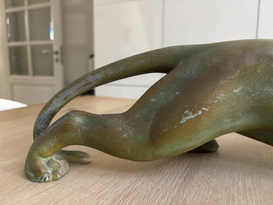 Scultura di pantera in bronzo in stile Art Déco – Sculture, Bronze (photo 11 of 15)