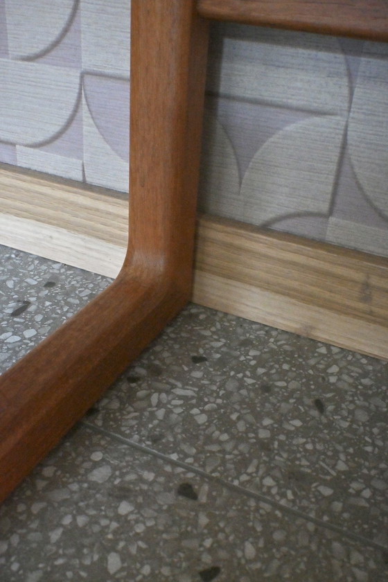 Image 1 of Table d'appoint vintage en chêne massif, design danois