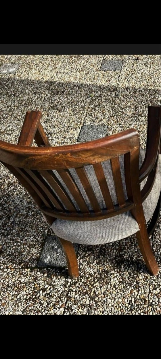 2 BANNINK "TOOROP" CHAIRS – Dining chairs, Wood (photo 4 of 6)