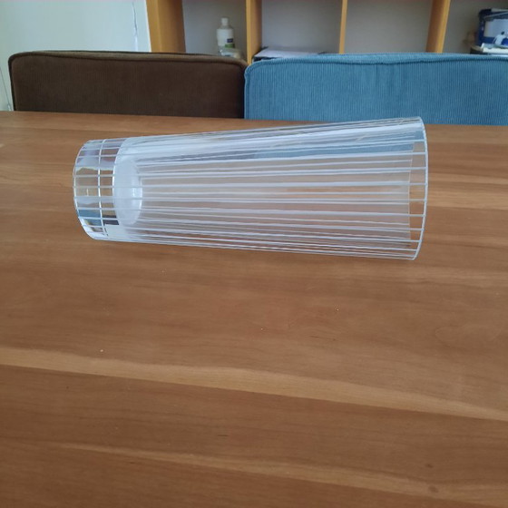 Tall Crystal Vase by JG Durand with Ribbed Pattern – JG Durand/Cristal d'Arques, Glass (photo 4 of 6)