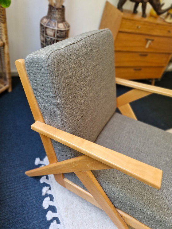 Image 1 of Vintage Pastoe fauteuil jaren 60 mosgroen