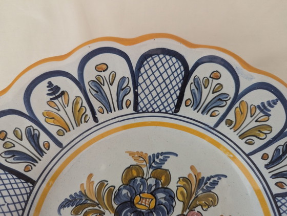 Vintage Spaanse Talavera Majolica keramische wandborden - Gesigneerd El Carmen & Carpicena - Set van 2 (photo 6 of 15)