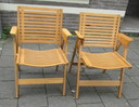 2x Rex Folding Armchairs By Niko Kralj For Stol