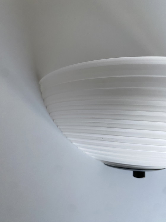 Image 1 of Lampada da parete vintage in vetro smerigliato - Lampada da parete Happylight, anni '80