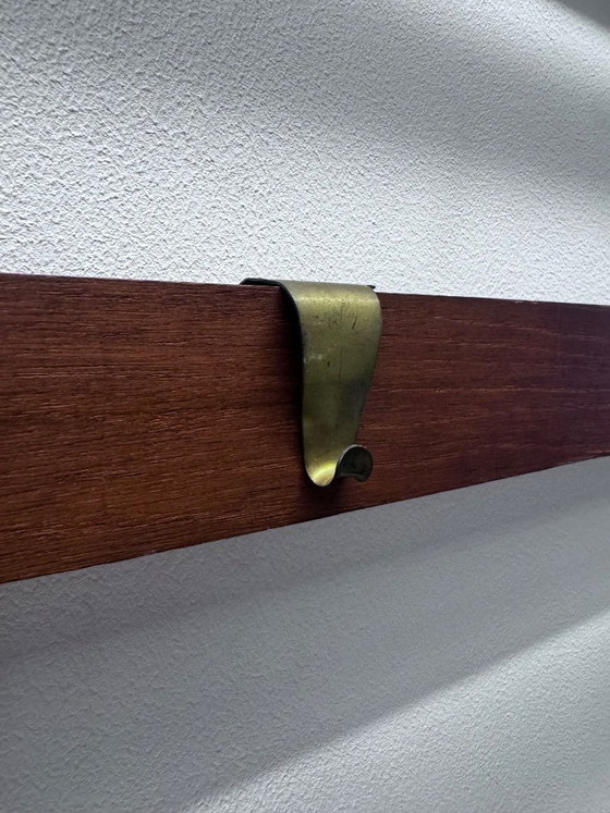 Image 1 of Scandinavian design Teak coat rack '60s