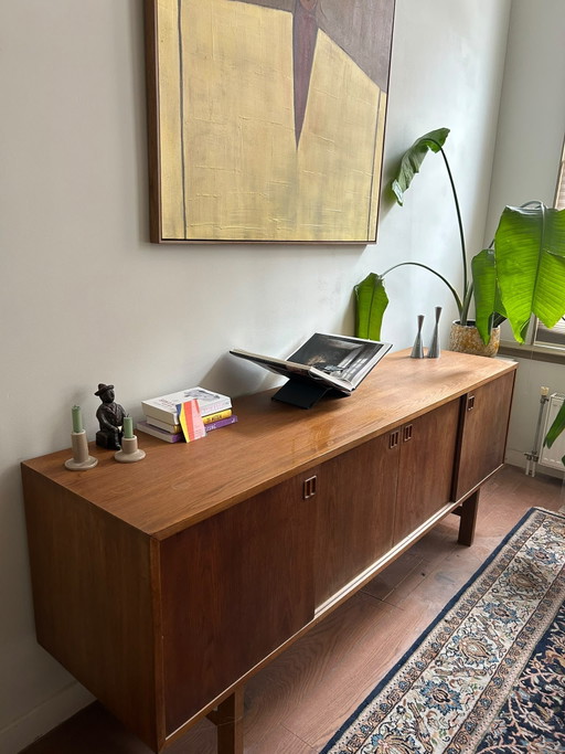 Vintage lowboard Omann Jun Deens Design dressoir