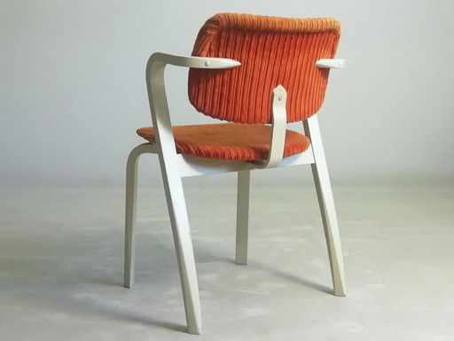Original Asko Ilmari Tapiovaara Aslak Chair 1946 FIN 70s Chair Orange Artek