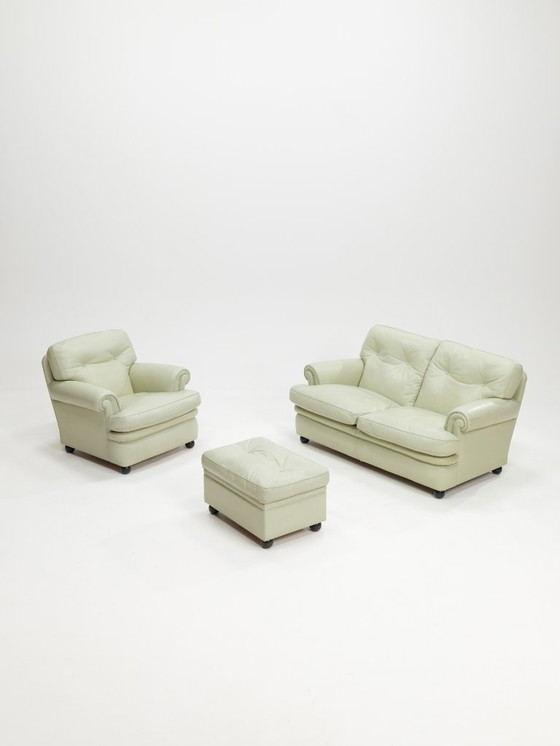 Image 1 of 'Dream'Leather Sofa from Poltrona Frau, 1980s