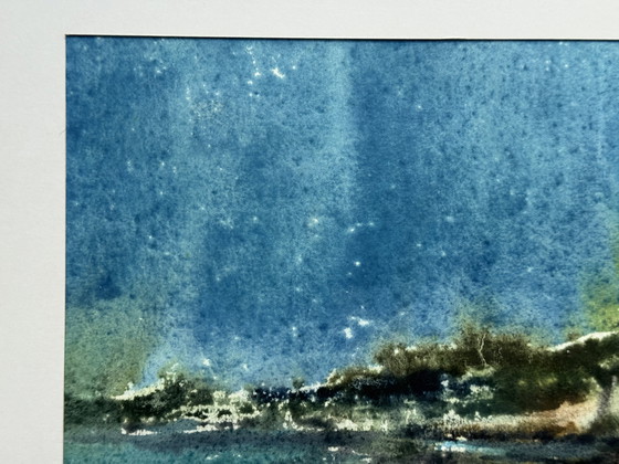 Image 1 of Eugene Eechaut (1928-2019) - dittico paesaggistico, firmato, anni '70