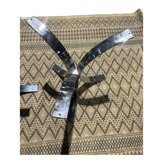 Tavolo in vetro fumé con gambe cromate – Tavoli da pranzo, Metallo (photo 6 of 6)