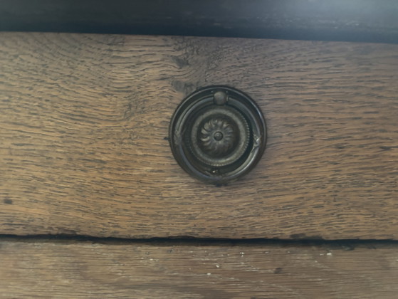Classic Oak Side Table / Console Table (Jacobean Revival, ca. 1900–1930) – Jacobsen revival, Other (photo 5 of 5)