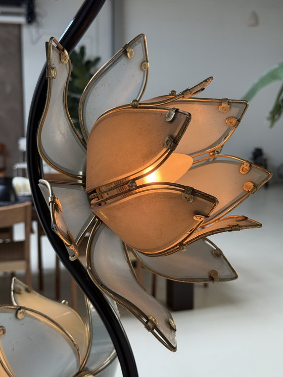 Hollywood Regency Lotus Vloerlamp – Vloerlampen, Other (photo 7 of 7)