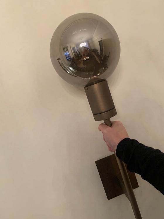 Image 1 of Applique murale Solitario AP - bronze brossé à la main