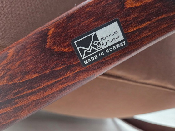 Image 1 of Années 1970, design norvégien de Sigurd Ressel, modèle de fauteuil lounge « Falcon ».