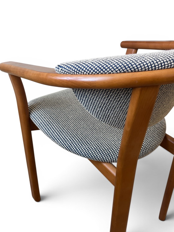 Image 1 of 4x Esszimmer Stuhl Chair - Danish Design - Mid Century - Massiv Holz