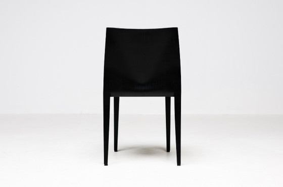Chaise Laleggera, Riccardo Blumer pour Alias, magnifique noir au grain apparent – Chaises de salle à manger (photo 13 of 19)