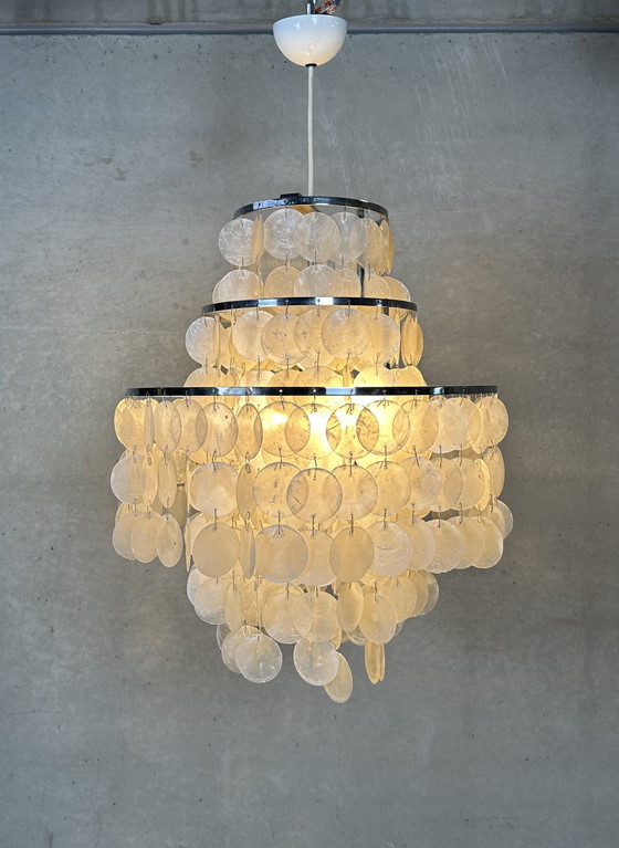 Image 1 of Vintage XL shell chandelier