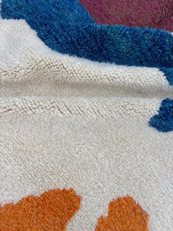 Handgemaakt Marokkaans wollen tapijt – Uniek en tijdloos 200cm x 300cm – Vloerkleden en tapijten, Cotton (photo 8 of 8)