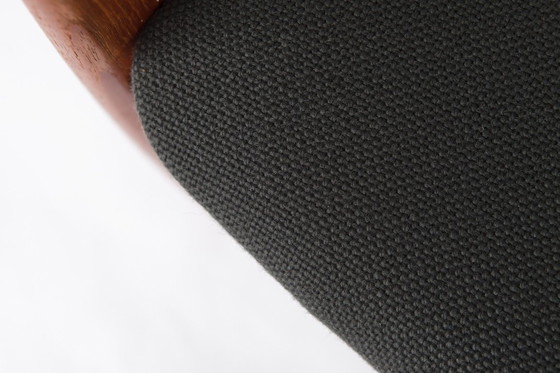 Image 1 of Dänischer Sessel aus Teakholz und Rattan von Ib Kofod-Larsen, 1960er Jahre, Modell 4325, Mid-Century Modern Sessel